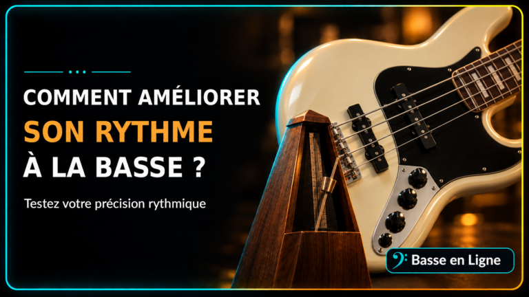Comment améliorer son rythme à la basse ? Testez votre précision rythmique