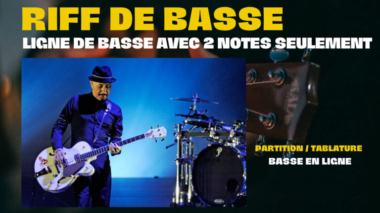 ligne de Basse avec 2 notes