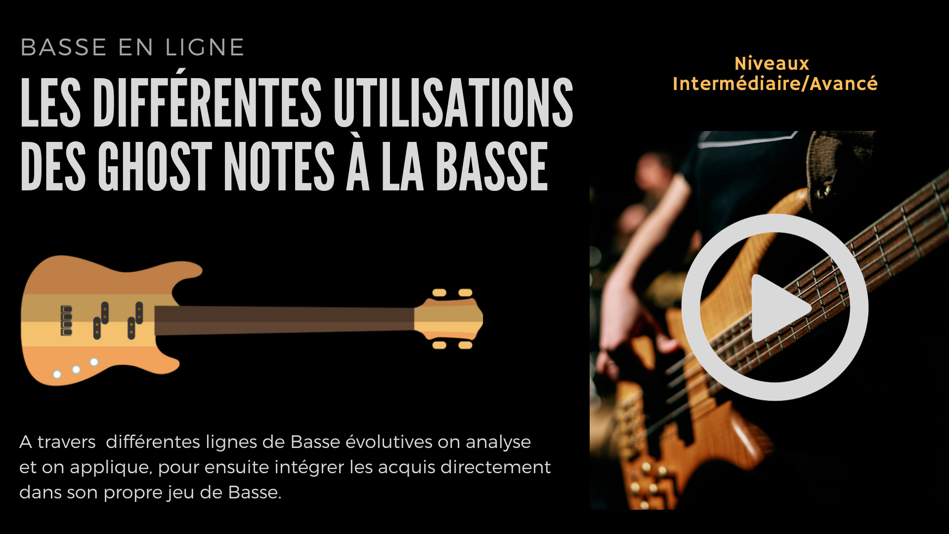 Basse Ghost notes