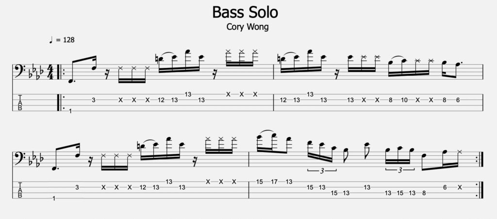 Bass solo